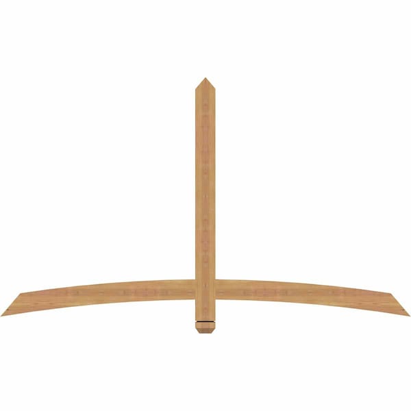 Ekena Millwork Bellingham Timber Gable Bracket, Western Red Cedar, 72"W x 42"H x 1 1/2"D x 3 1/2"F, 14/12 Pitch GBW072X42X0204BEL00SWR - main